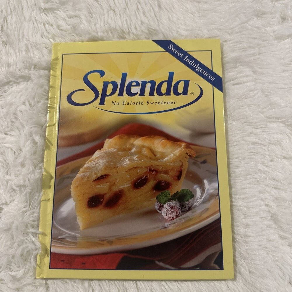 Splenda No Calorie Sweetener cookbook Vintage hardcover